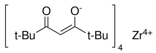 Zirconium tetrakis(2,2,6,6-tetramethyl- 3,5-heptanedionate) Chemical Structure